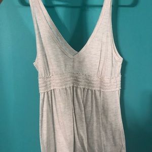 Shiny grey Abercrombie tank top